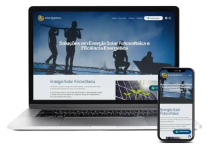 Tela Site Solar Solutions Brasil